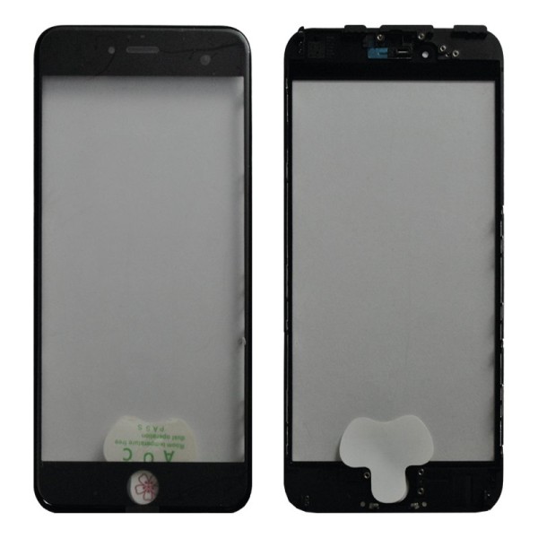 iPhone 6 Plus стекло для ремонта с OCA пленкой и рамкой