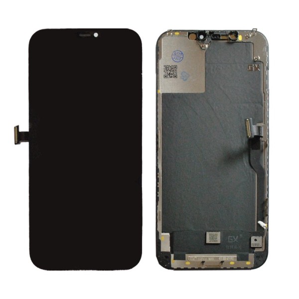 iPhone 12 Pro Max дисплей (екран) та сенсор (тачскрін) чорний Hard OLED GX 