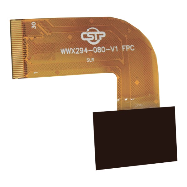 WWX294-080-V1 FPC сенсор (тачскрін) чорний 