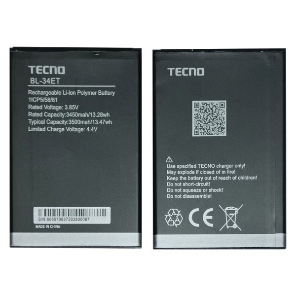 Tecno POP 3 (BB2) аккумулятор (батарея) для мобильного телефона