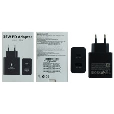Сетевое зарядное устройство EP-TA220 35W USB-C+USB-A Black PD