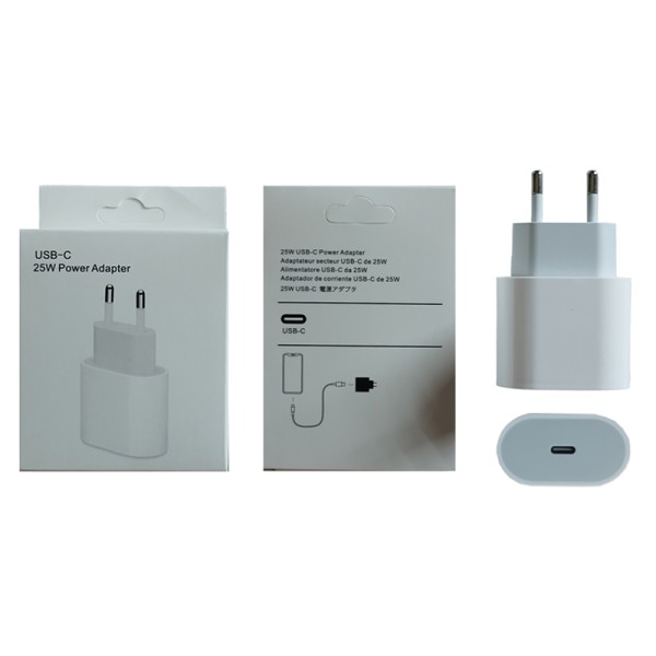 Мережевий зарядний пристрій 25W USB-C White PD