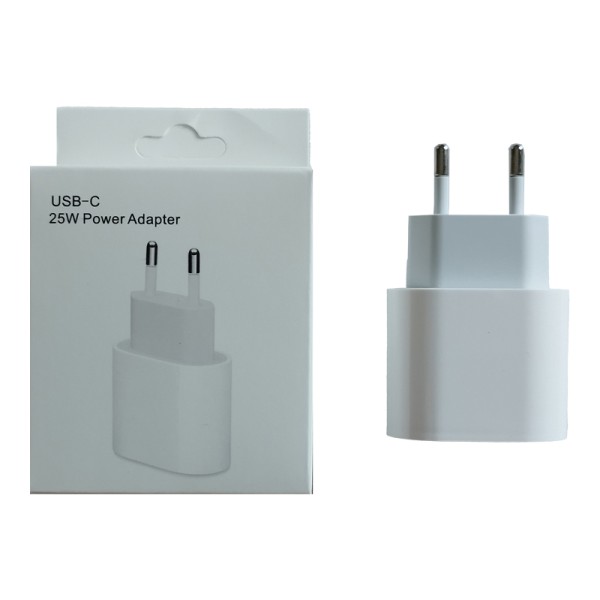 Мережевий зарядний пристрій 25W USB-C White PD