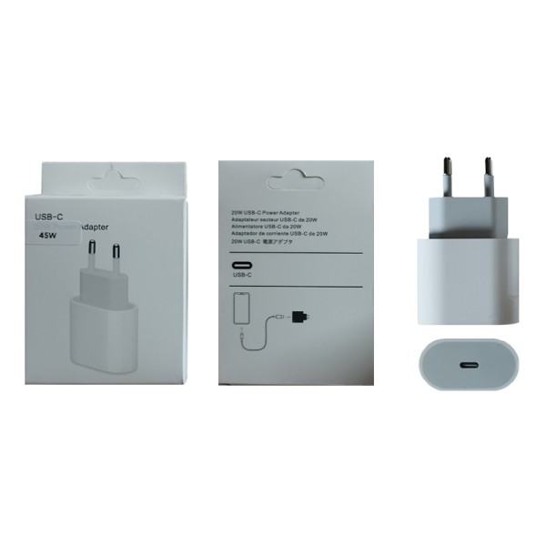 Мережевий зарядний пристрій 45W USB-C White PD