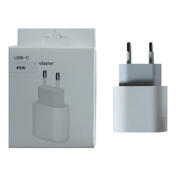 Мережевий зарядний пристрій 45W USB-C White PD