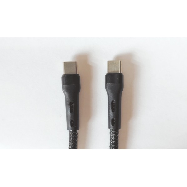 Кабель USB Type-C to Type-C PD Black 6A