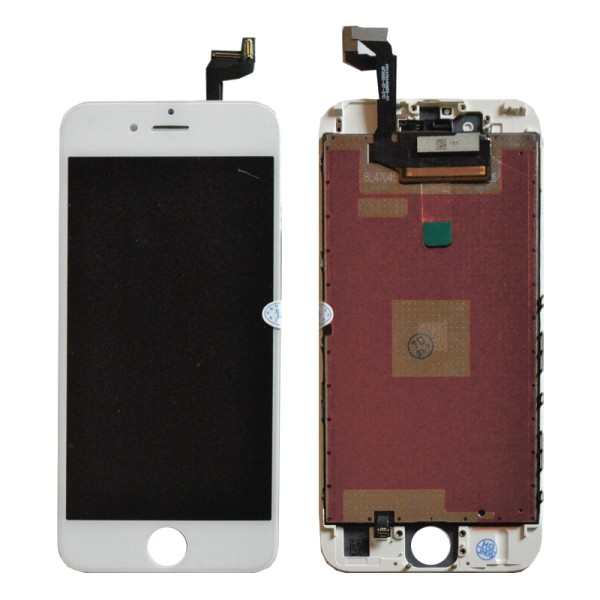 iPhone 6S дисплей (экран) и сенсор (тачскрин) белый Premium 