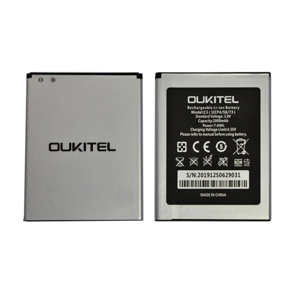 Oukitel C3 аккумулятор (батарея) для мобильного телефона