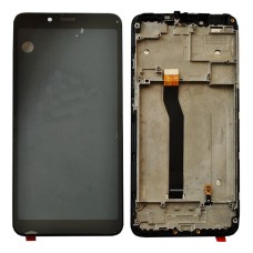 Xiaomi Redmi 6A (M1804C3CG, M1804C3CH, M1804C3CI) дисплей (екран) та сенсор (тачскрін) чорний На рамці