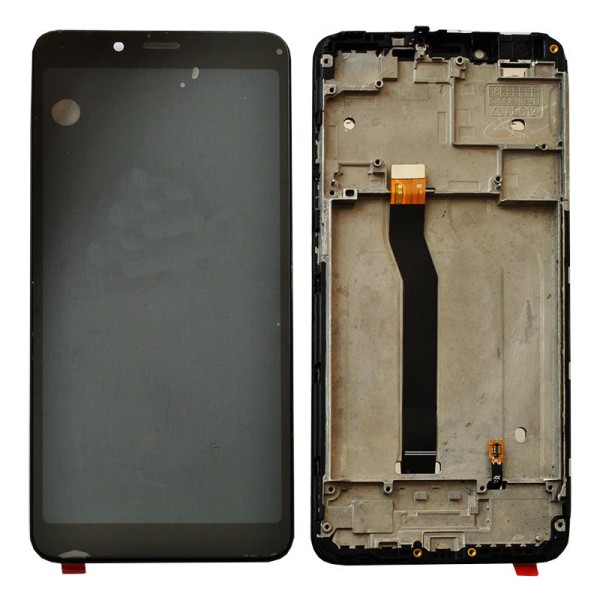 Xiaomi Redmi 6 (M1804C3DG, M1804C3DH, M1804C3DI) дисплей (экран) и сенсор (тачскрин) черный На рамке
