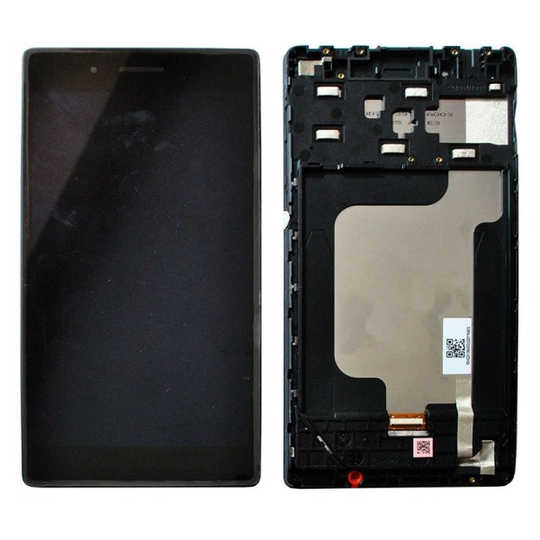 Lenovo Tab 7 Essential TB-7304i дисплей (экран) и сенсор (тачскрин) черный на рамке