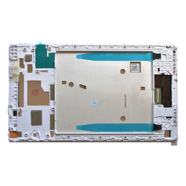 Lenovo Tab 4 TB-8504F дисплей (экран) и сенсор (тачскрин) на рамке белый 