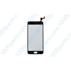 Meizu M5 (M611A, M611H) сенсор (тачскрін) чорний 